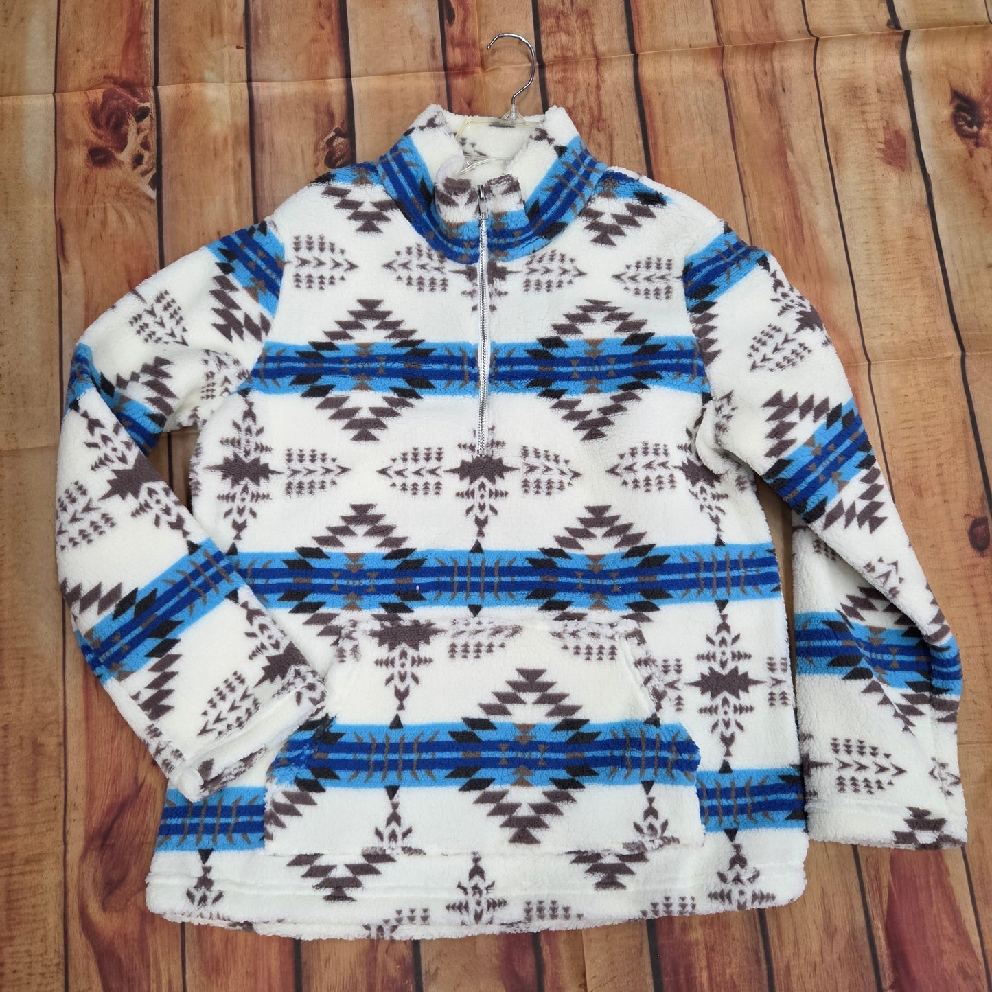 PAPILLON GLOBAL PRINTED 1/2 ZIP SHERPA ST21282