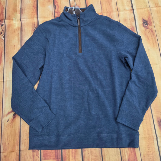 FX FUSION CASHMERE SOFT TOUCH 1/4 ZIP NAVY