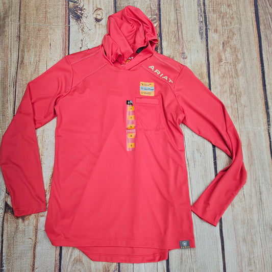 ARIAT REBAR SUNBLOCKER HOODED LS SHIRT 10054875
