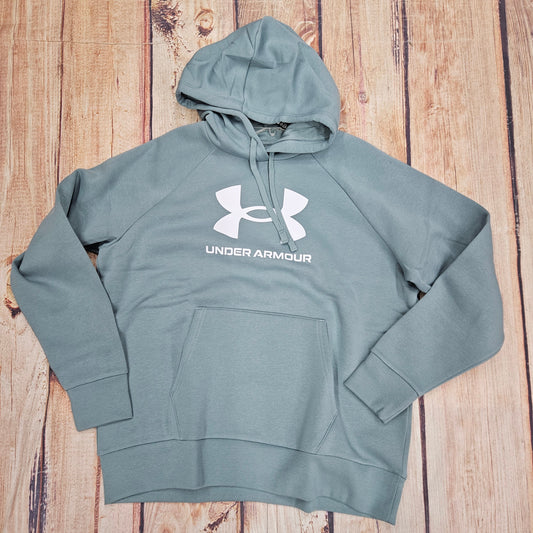 UNDER ARMOUR WOMENS RIVAL FLEECE BIG LOGO HOODIE 1379501