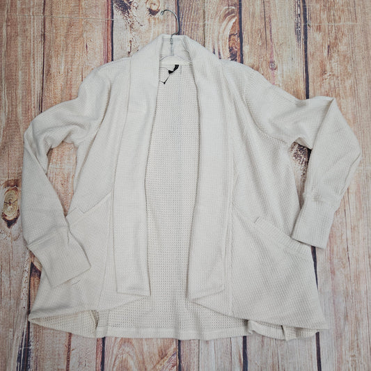 NORTH RIVER WOMEN'S WAFFLE SWEATER KNIT CARDIGAN