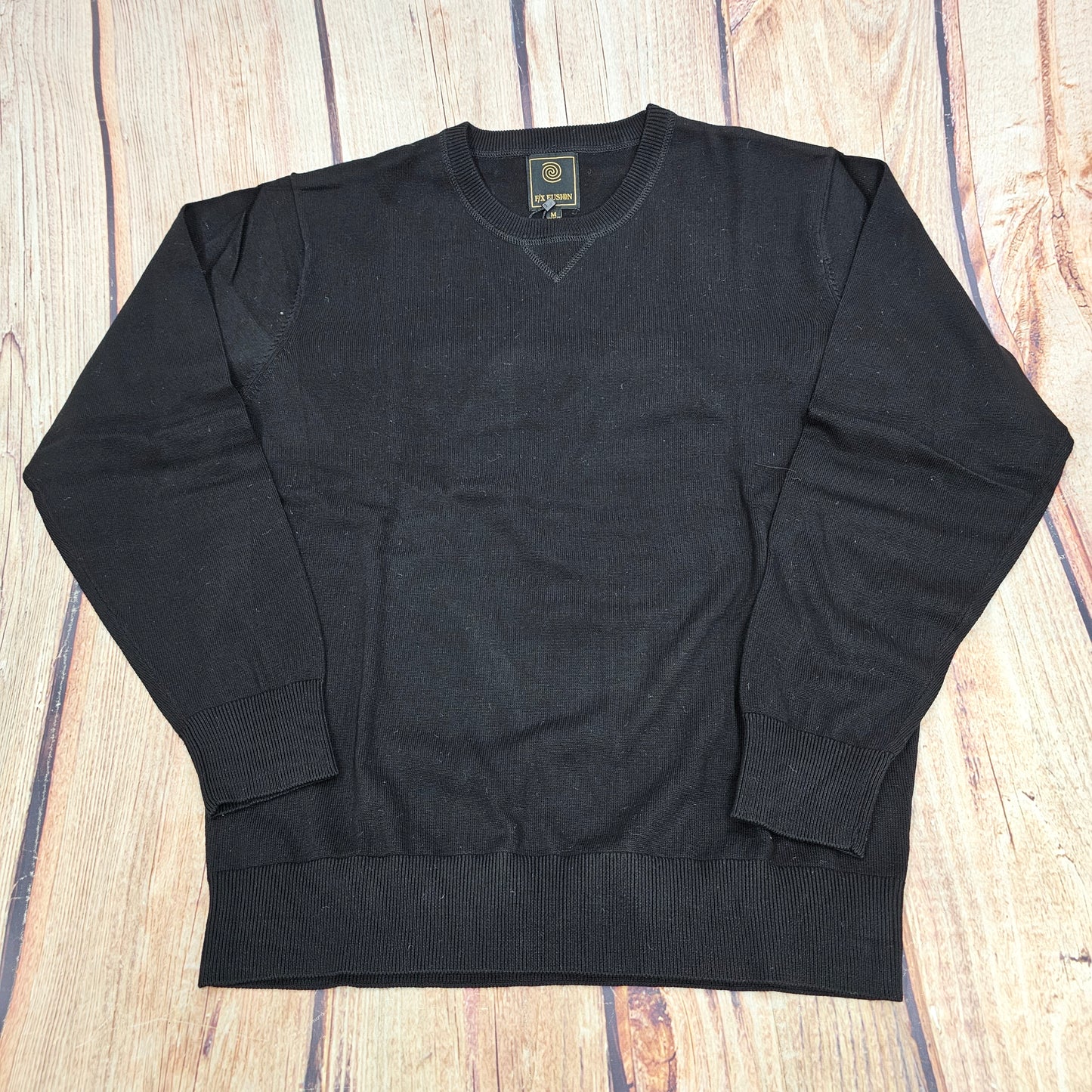 FX FUSION LONG SLEEVE CREW-BLACK-9067