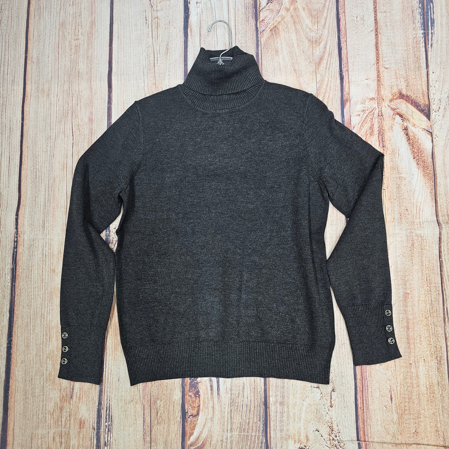 KEREN HART CHARCOAL SWEATER-37019