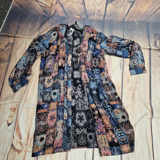 ETHYL NAVY PATTERN KIMOMONO-H212603