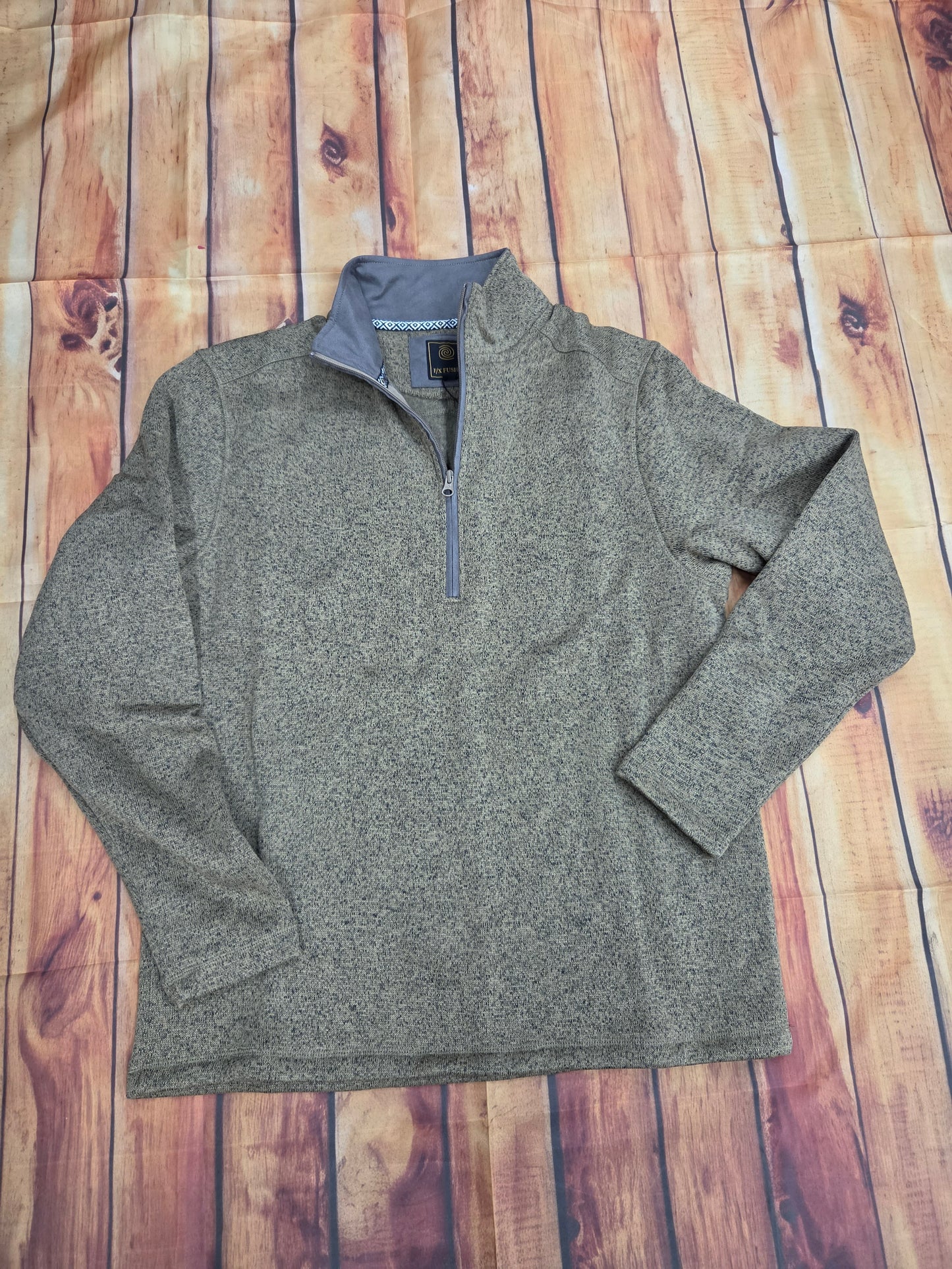 FX FUSION LONG SLEEVE CANYON 1/4 ZIP 13017 TAN