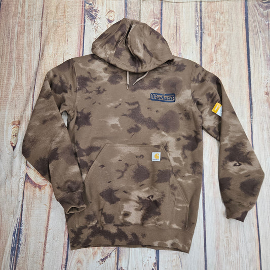 CARHARTT LOOSE FIT MID WEIGHT WATERCOLOR CAMO GRAPHIC SWEATSHIRT 107206 BC8