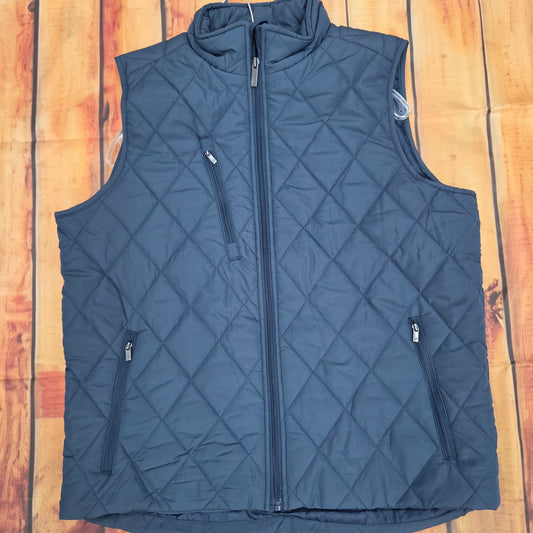 NORTH RIVER MENS QUILTER FULL ZIP VEST NRM8085 OMBRE