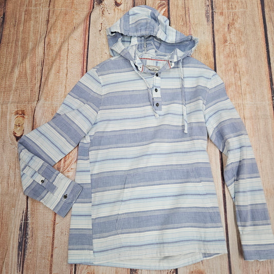 FLAG & ANTHEM RADCLIFF STRIPED HENLEY HOODIE SP22WS004