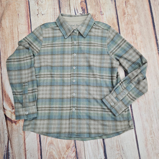 NORTH RIVER WILLOW KNIT BUTTON FRONT SHIRT NRL 2619