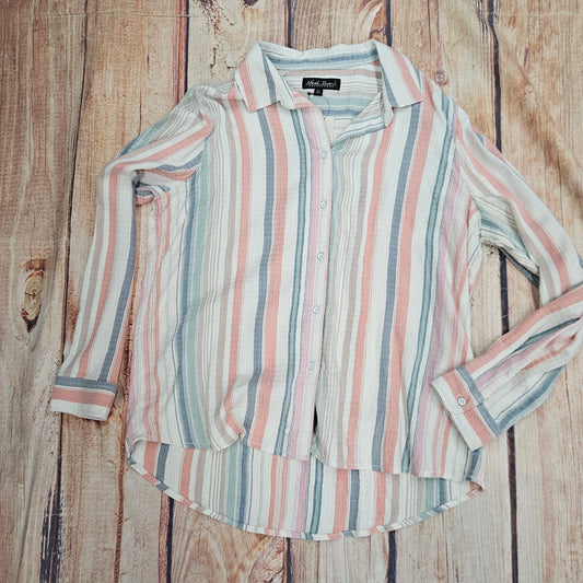 NORTH RIVER WOVEN LONG SLEEVE NRL3676