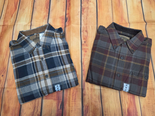 NORTH RIVER NRM6500 BRUSHED COTTON BUTTON DOWN