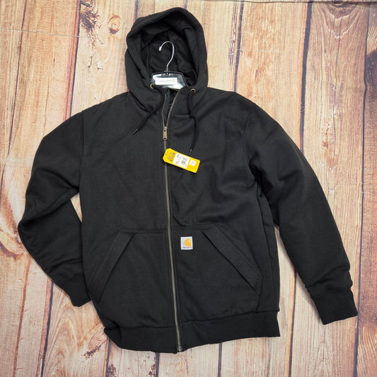 CARHARTT RAIN DEFENDER LOOSE FIT MIDWEIGHT THERMAL LINED FULL ZIP SWEATSHIRT 100478-001
