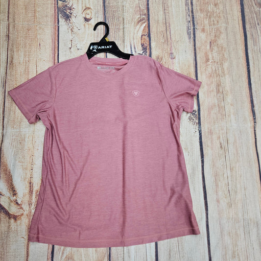 ARIAT WNS LAGUNA LOGO SS TEE ROSE 10054528