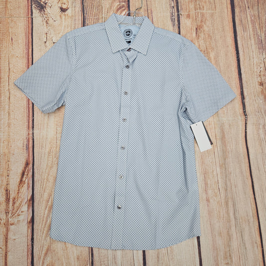 FLAG AND ANTHEM CARLISLE SS JOURNEY SHIRT LT BLUE M-SM24WS2160